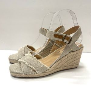Lucky Brand Myghan Espadrille Wedge Sandals, size 7.5